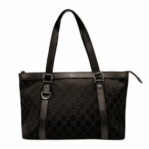 Gucci Handbag GG Canvas Leather Brown